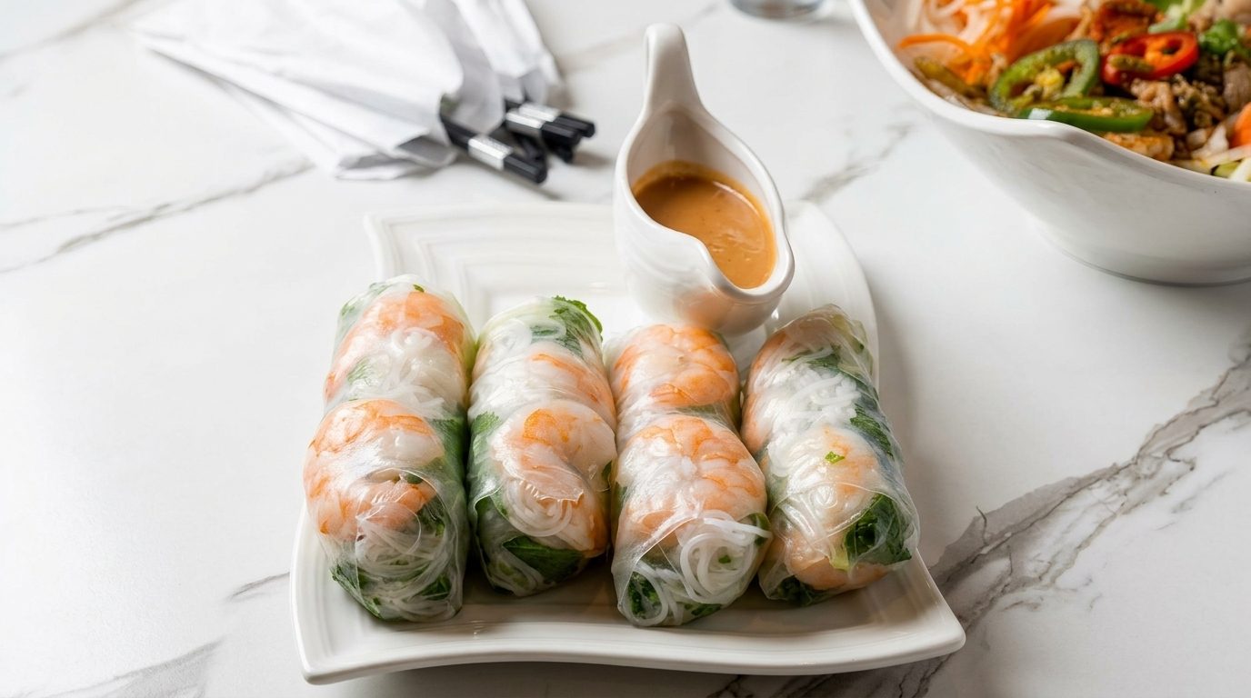 Fresh Vietnamese Spring Rolls